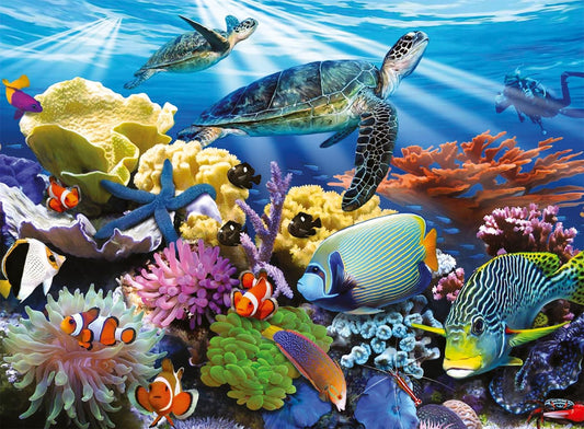 Ocean Turtles 200 Piece Puzzle